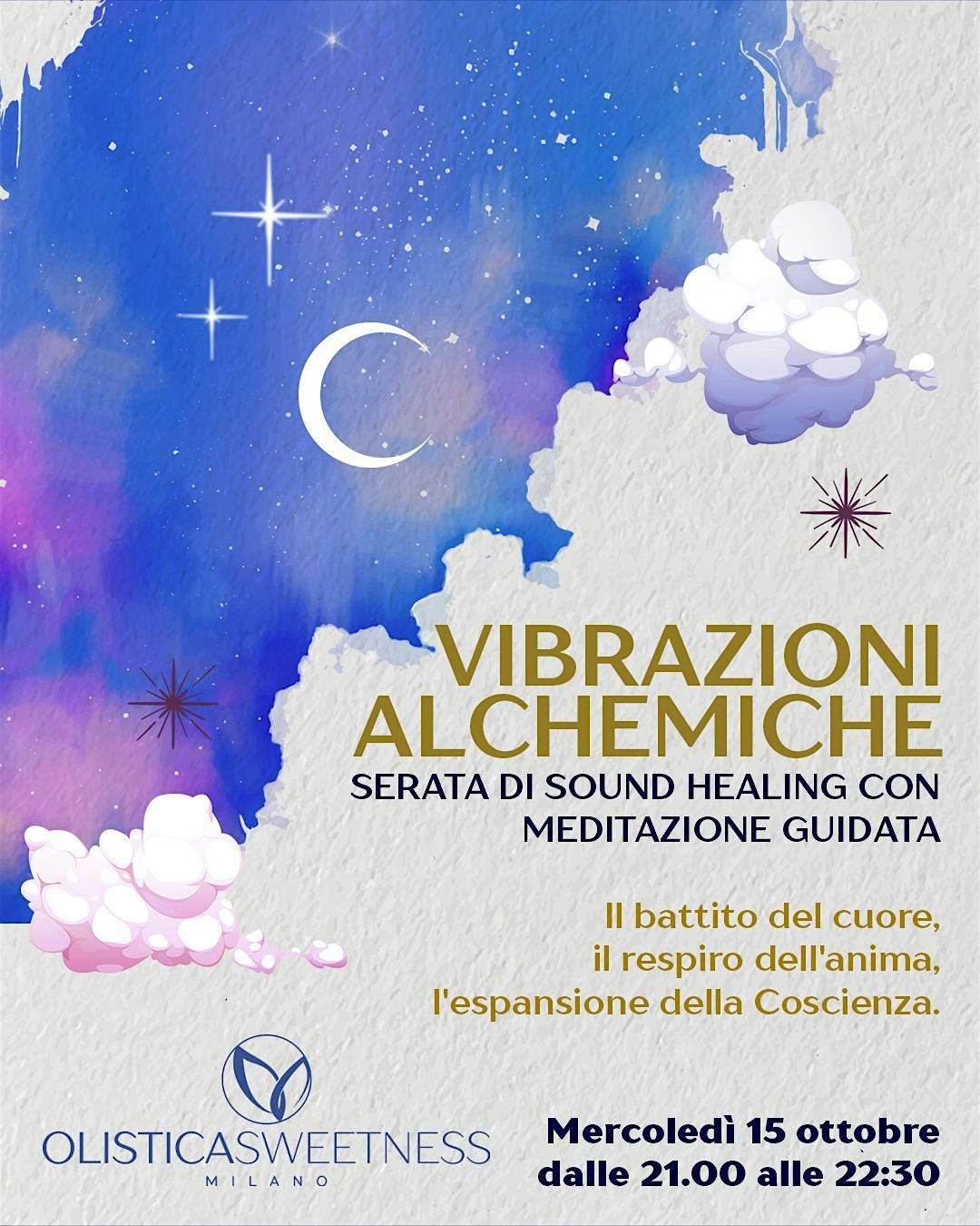 VIBRAZIONI ALCHEMICHE | Sound Healing e Meditazione, 15 October | Event in Cernusco sul Naviglio | AllEvents