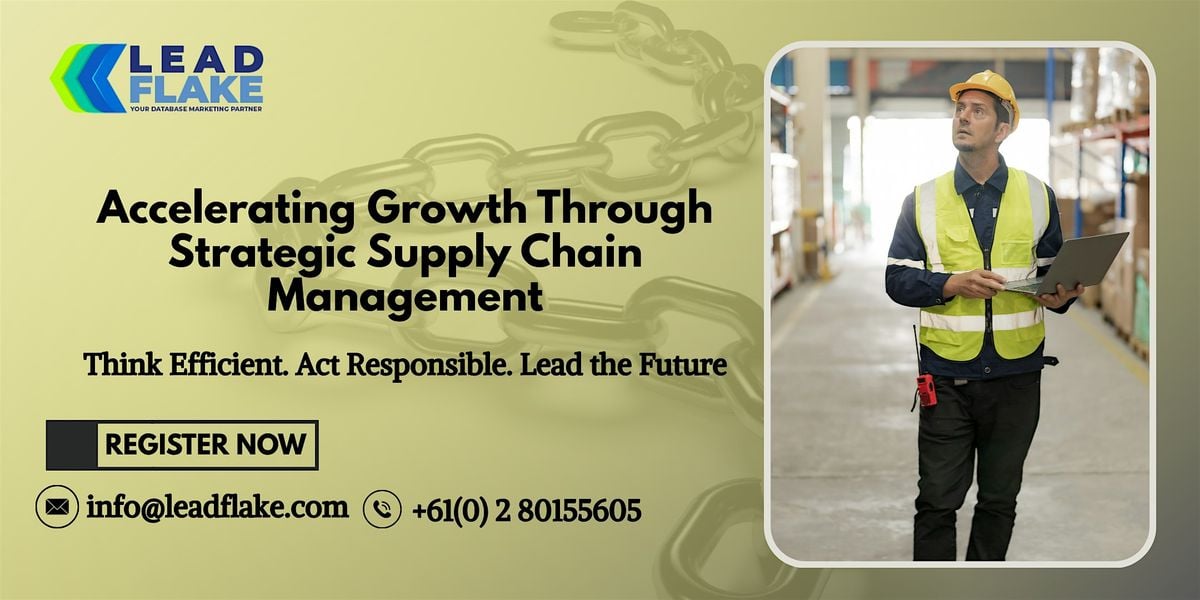 Unlocking Efficiency in Supply Chain Operations - Workshop in Dunedin, 30 July | Event in Dunedin | AllEvents