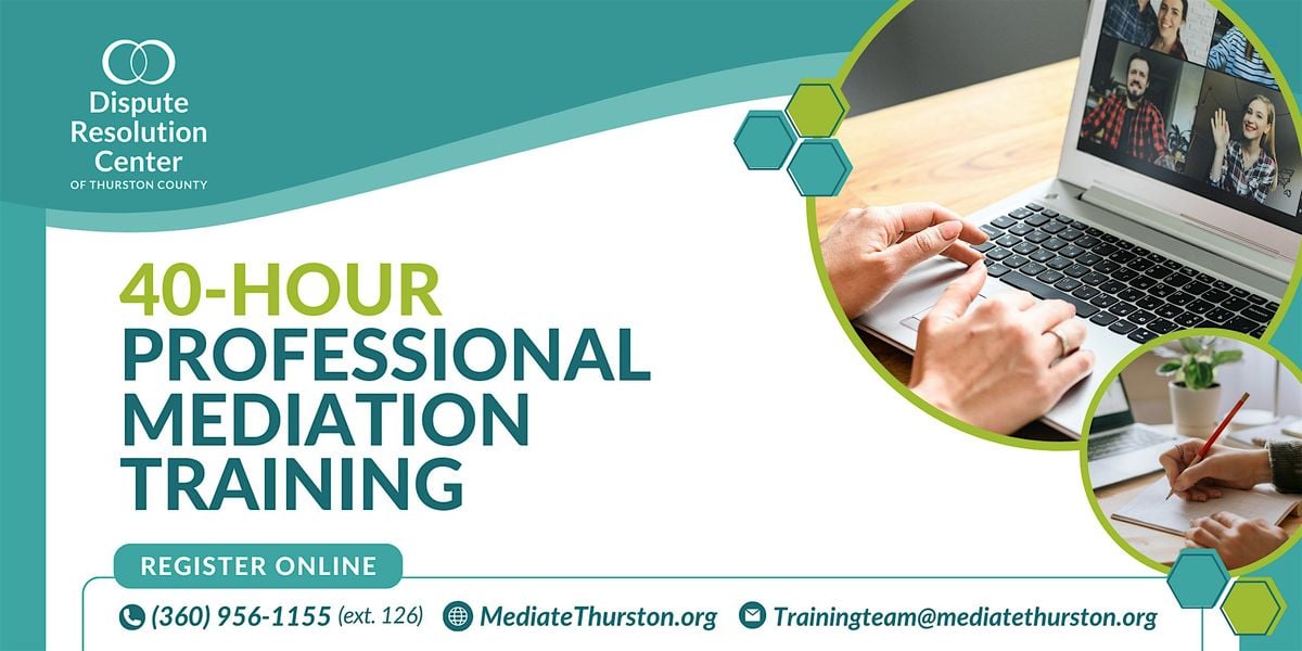 40-Hour Professional Mediation Training - October 2025, 8 October | Event in Olympia | AllEvents