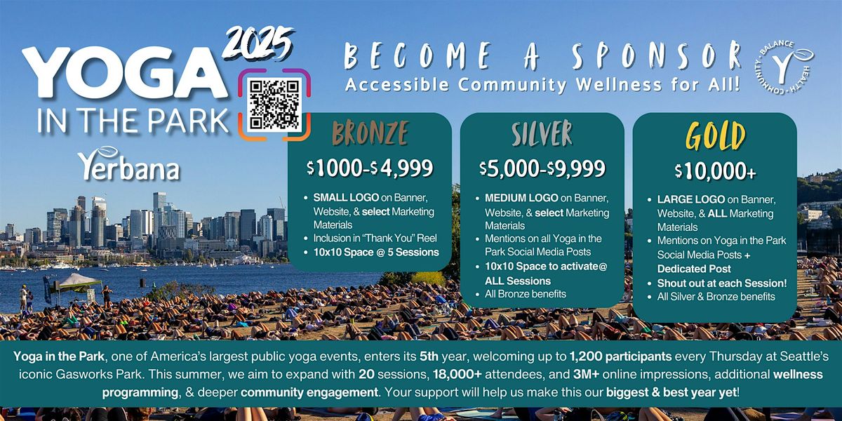 Yerbana Yoga in the Park - 2025!, 22 May | Event in Seattle | AllEvents