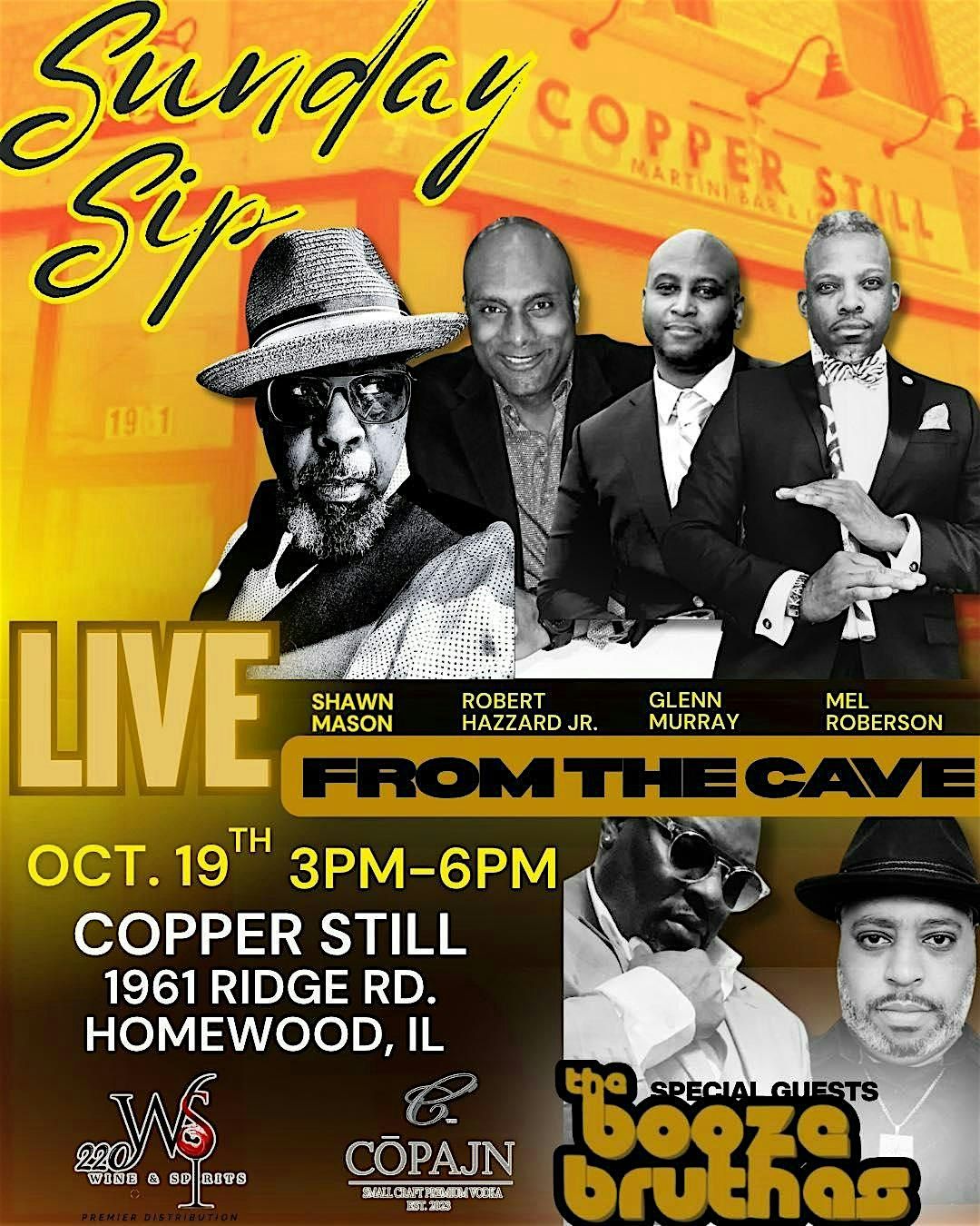 The Sunday Sip and Chat at Copper Still Martini Lounge, 19 October | Event in Homewood | AllEvents