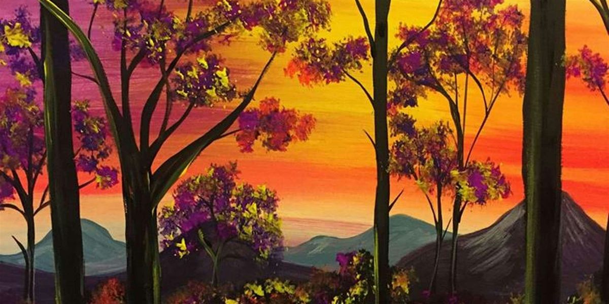 Shimmering Sunset - Paint and Sip by Classpop!™, 28 June | Event in Gilbert | AllEvents