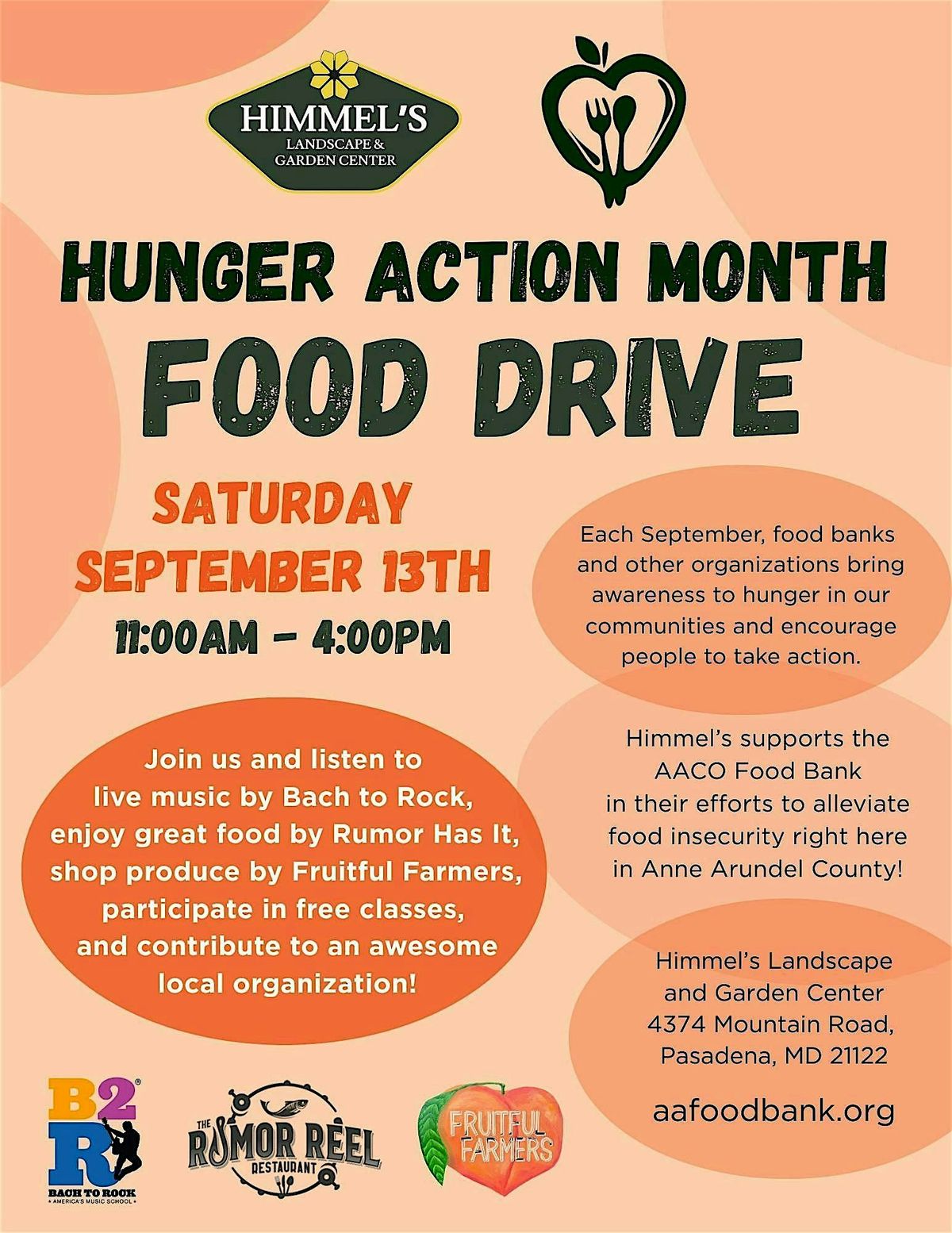 Hunger Action Month Event and Food Drive to support the AACO Food Bank, 13 September | Event in Pasadena | AllEvents