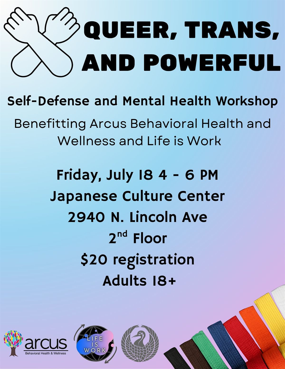Queer, Trans, & Powerful : A self-defense and mental health workshop, 18 July | Event in Chicago | AllEvents