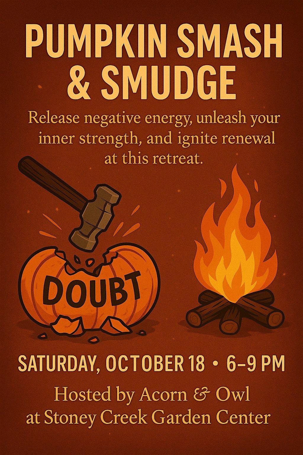 Pumpkin Smash and Smudge, 18 October | Event in Yellow Springs | AllEvents