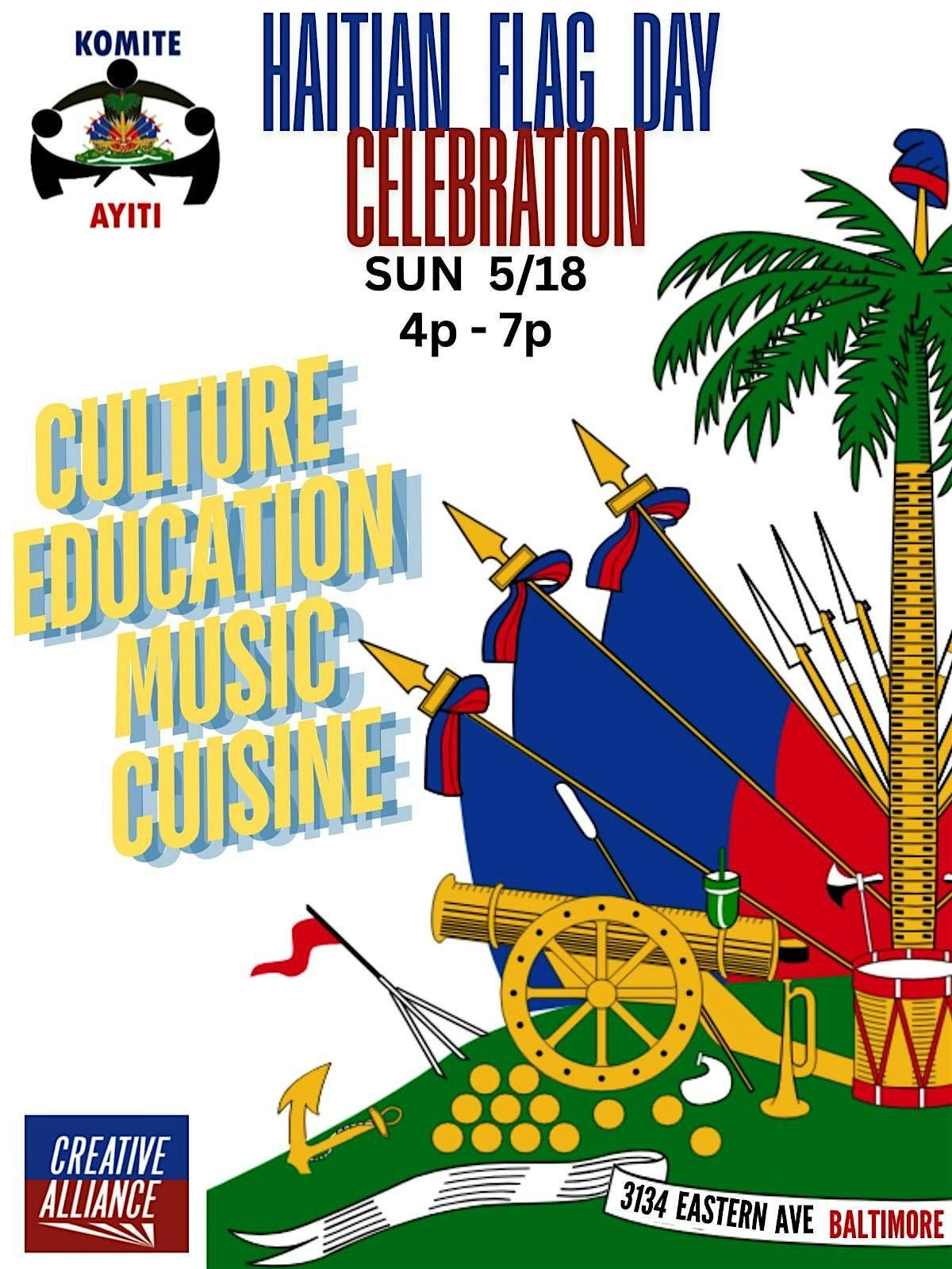 Haitian Flag Day Celebration 2025, 18 May | Event in Baltimore | AllEvents