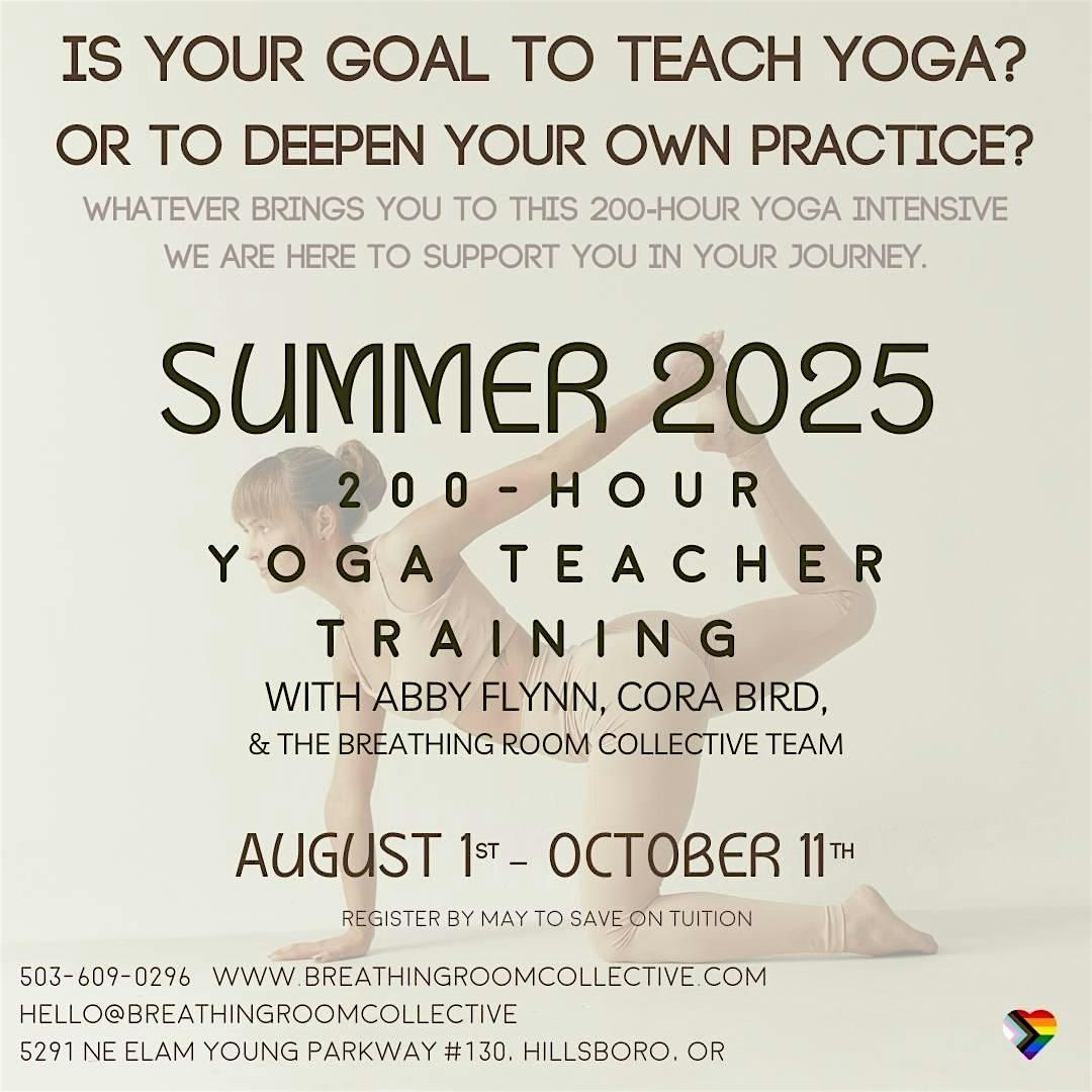 200-Hour Yoga Teacher Training, 1 August | Event in Hillsboro | AllEvents