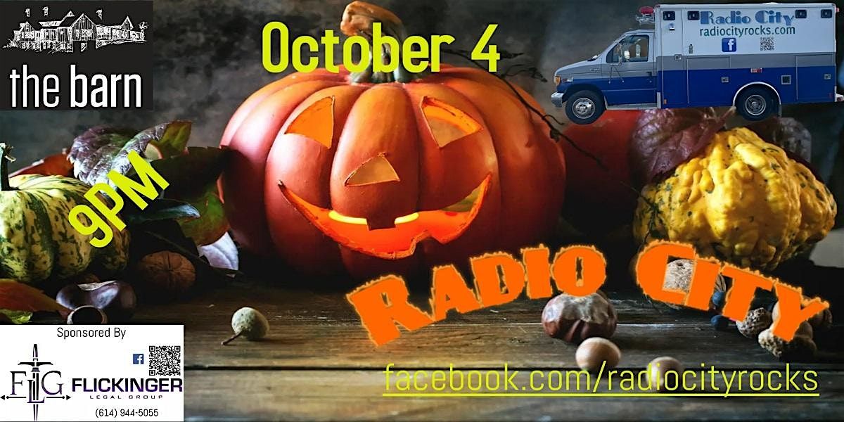 Radio City, Live at The Barn, 4 October | Event in Columbus | AllEvents
