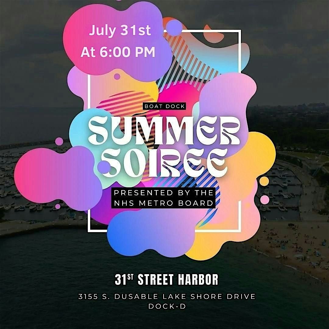 2025 NHS Metro Board Summer Soiree Dock-D Fundraiser!, 31 July | Event in Chicago | AllEvents