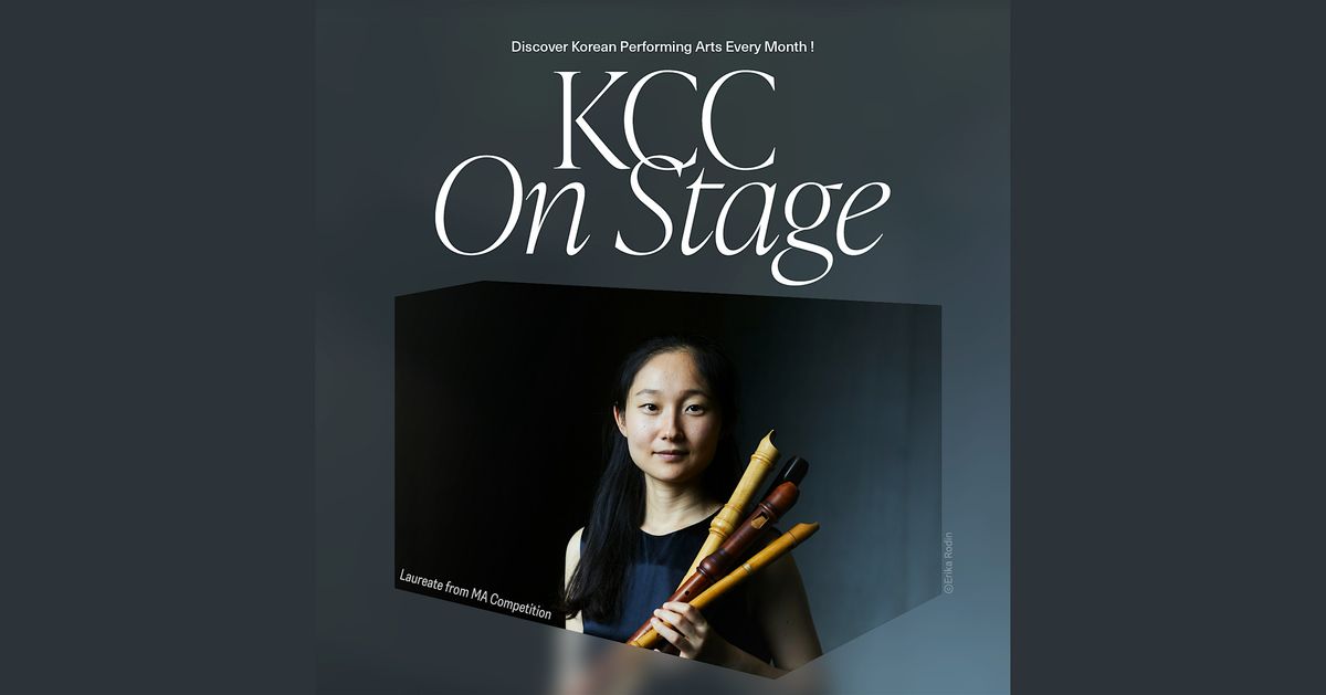 [KCC On Stage] Recorder Player Hojin Kwon, 14 October | Event in Bruxelles | AllEvents