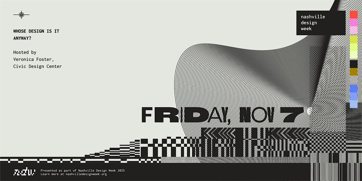 Whose Design Is It Anyway?, 7 November | Event in Nashville | AllEvents