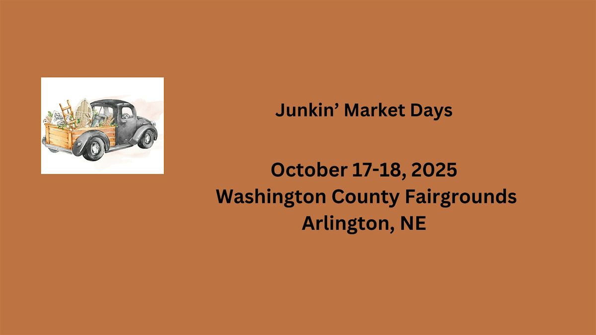 Junkin' Market Days  Fall Market -Arlington, NE (CUSTOMER), 17 October | Event in Arlington | AllEvents