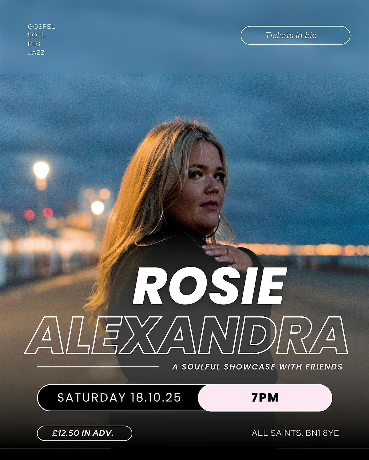 Rosie Alexandra - Soulful Showcase, 18 October | Event in Brighton and Hove | AllEvents