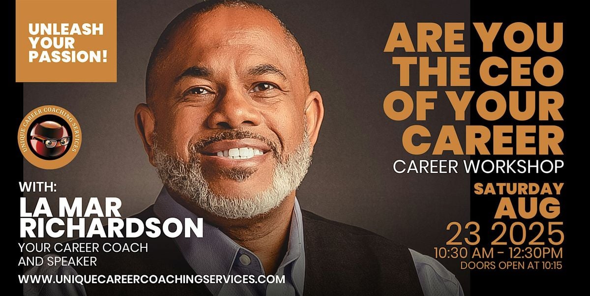 Are you the CEO of your Career?, 23 August | Event in Flint | AllEvents