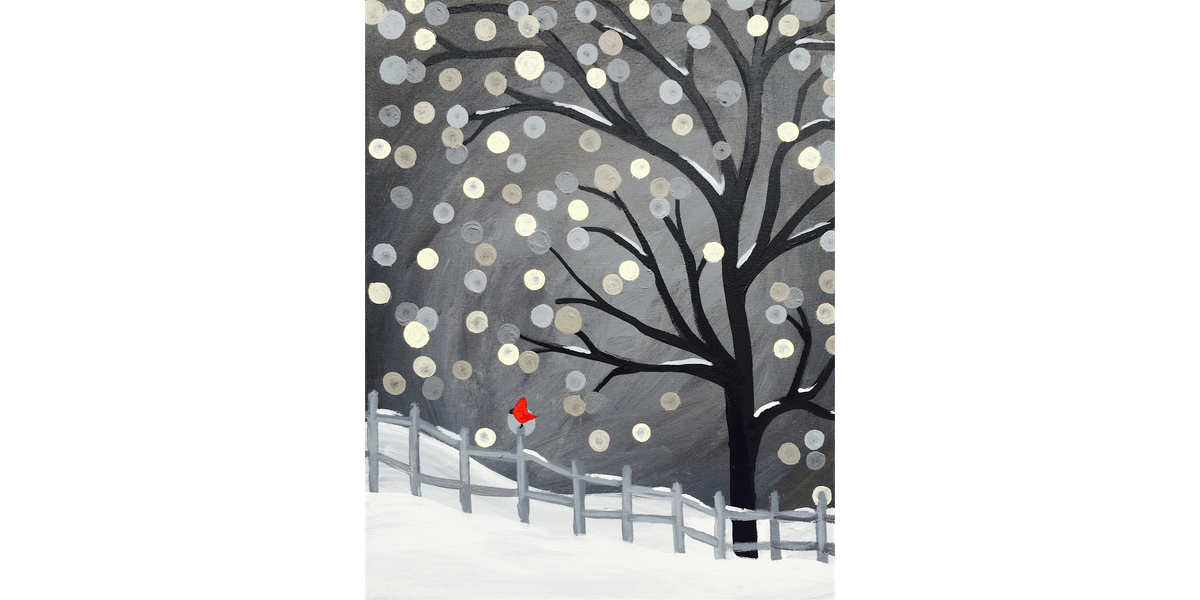 Scarlet Winter - Paint and Sip in Phoenix | Classpop!™, 18 January | Event in Gilbert | AllEvents