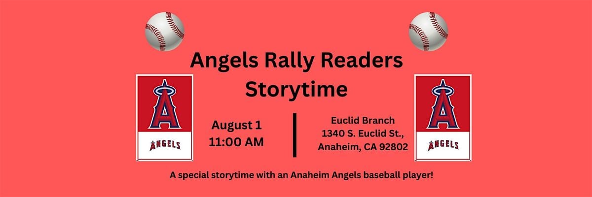 Angels Rally Readers Storytime at Euclid Branch, 1 August | Event in Anaheim | AllEvents