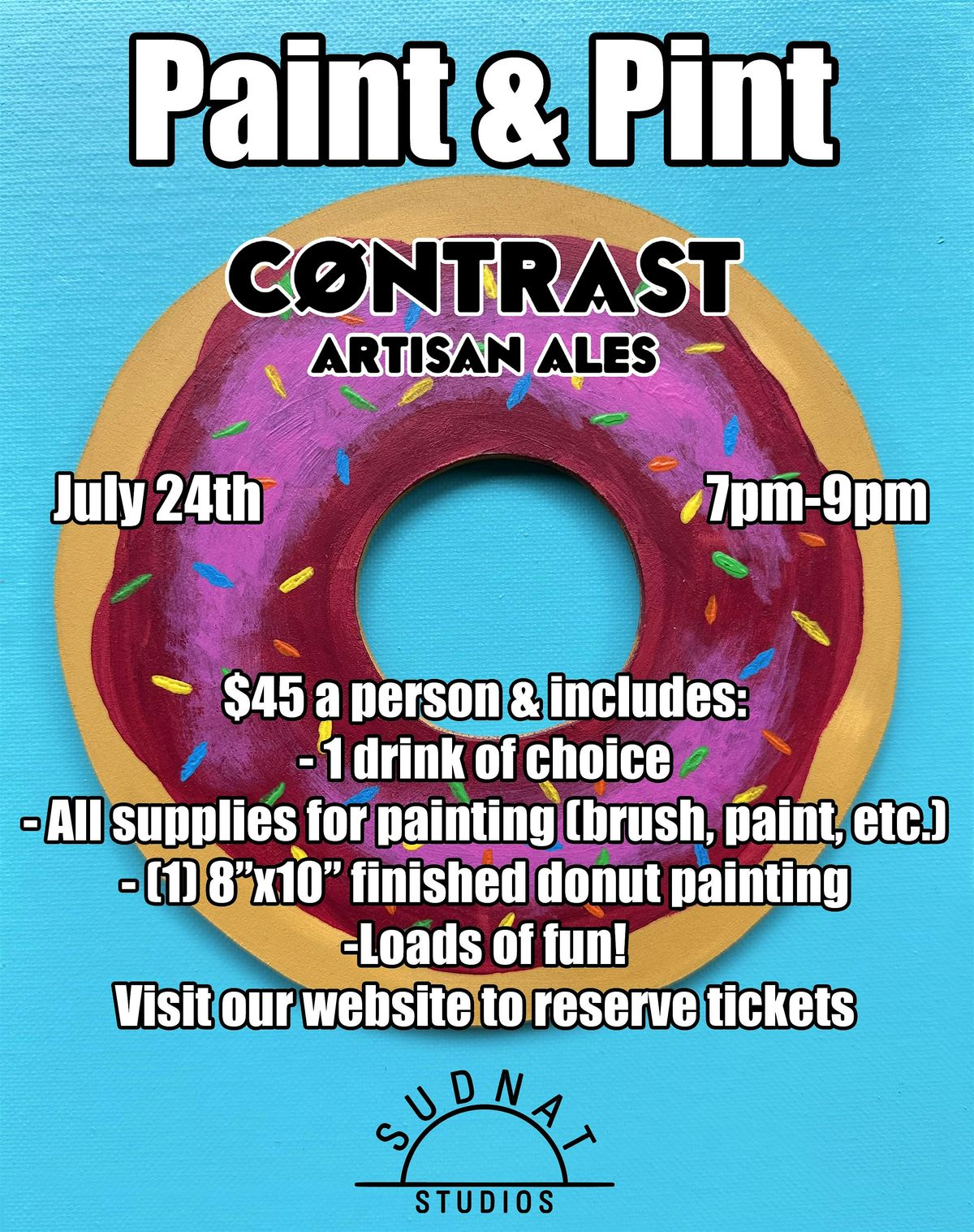 Paint & Pint @ Contrast Artisan Ales Marietta | Event in Marietta | AllEvents