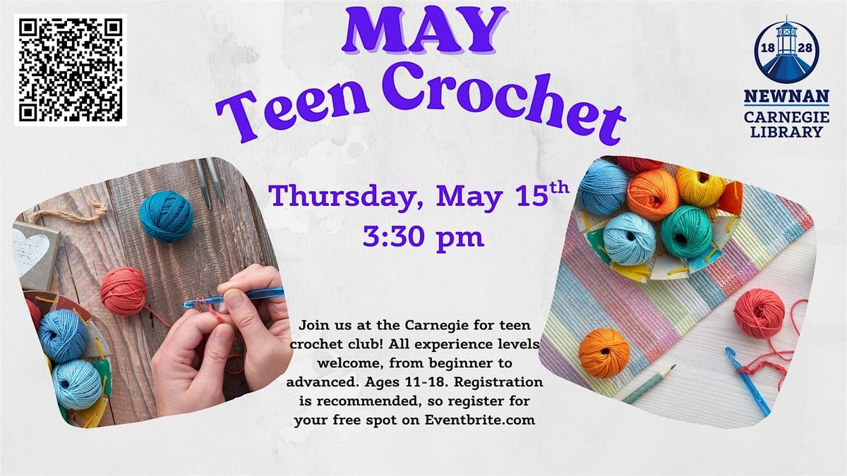 May Teen Crochet Club | Event in Newnan | AllEvents