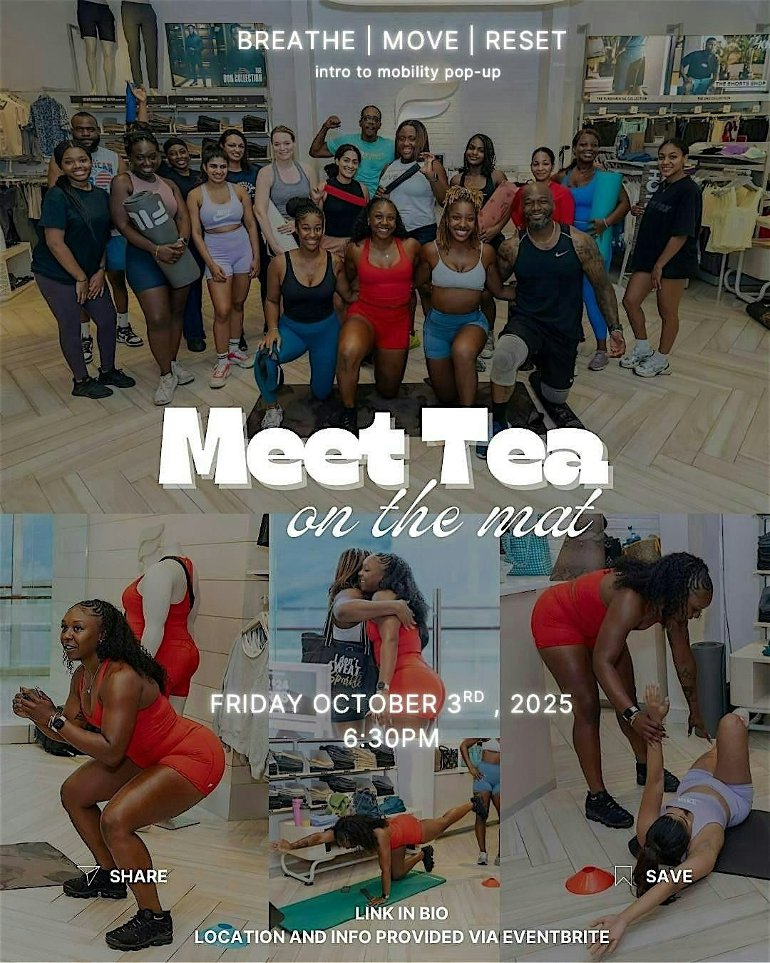 Meet Tea on the Mat: Intro to Mobility, 3 October | Event in Orlando | AllEvents
