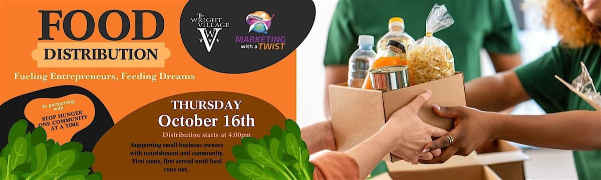Entrepreneurs' Food Distribution: Supporting Raleigh Small Business Owners, 16 October | Event in Raleigh