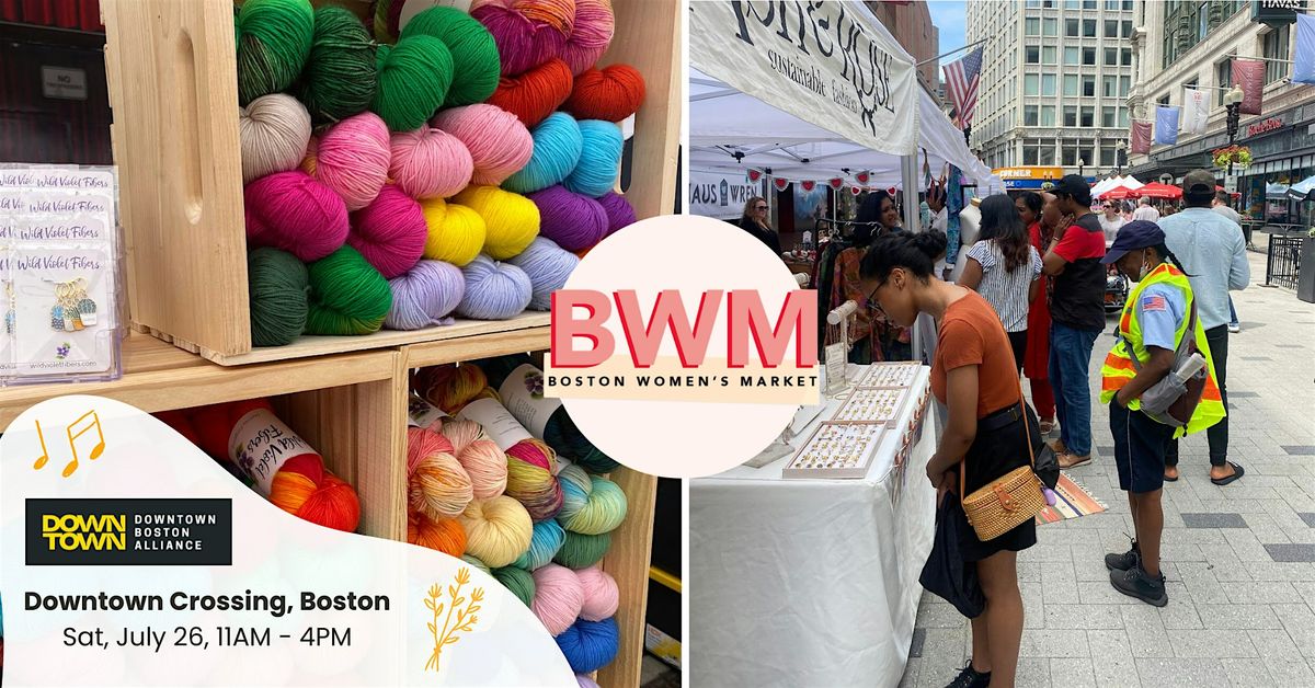 Boston Women’s Market at Downtown Crossing, 26 July | Event in Boston | AllEvents