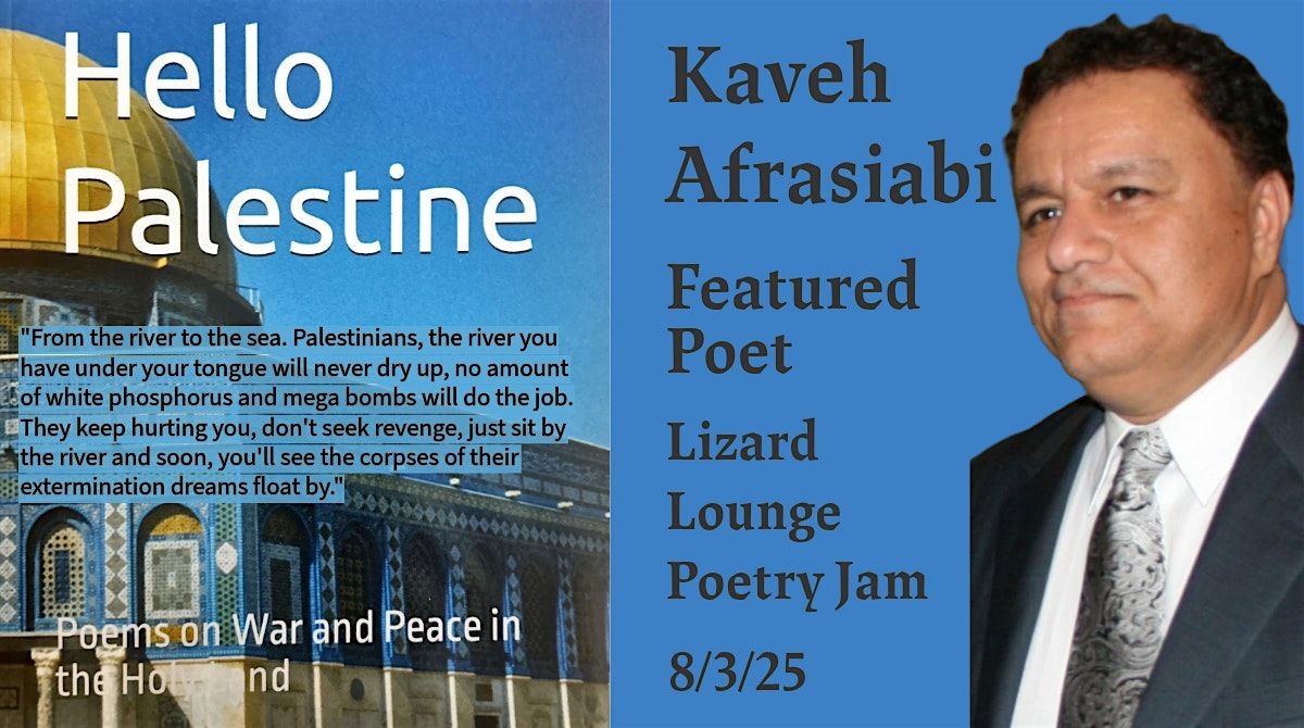 Lizard Lounge Poetry Jam-Kaveh L. Afrasiabi, 3 August | Event in Cambridge | AllEvents