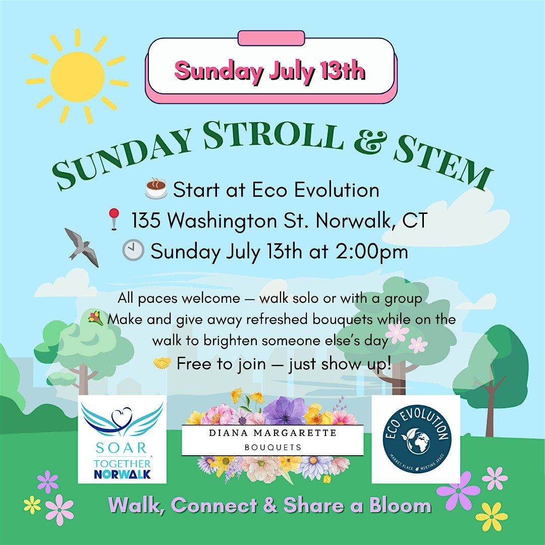 Sunday Stroll & Stem, 13 July | Event in Norwalk | AllEvents