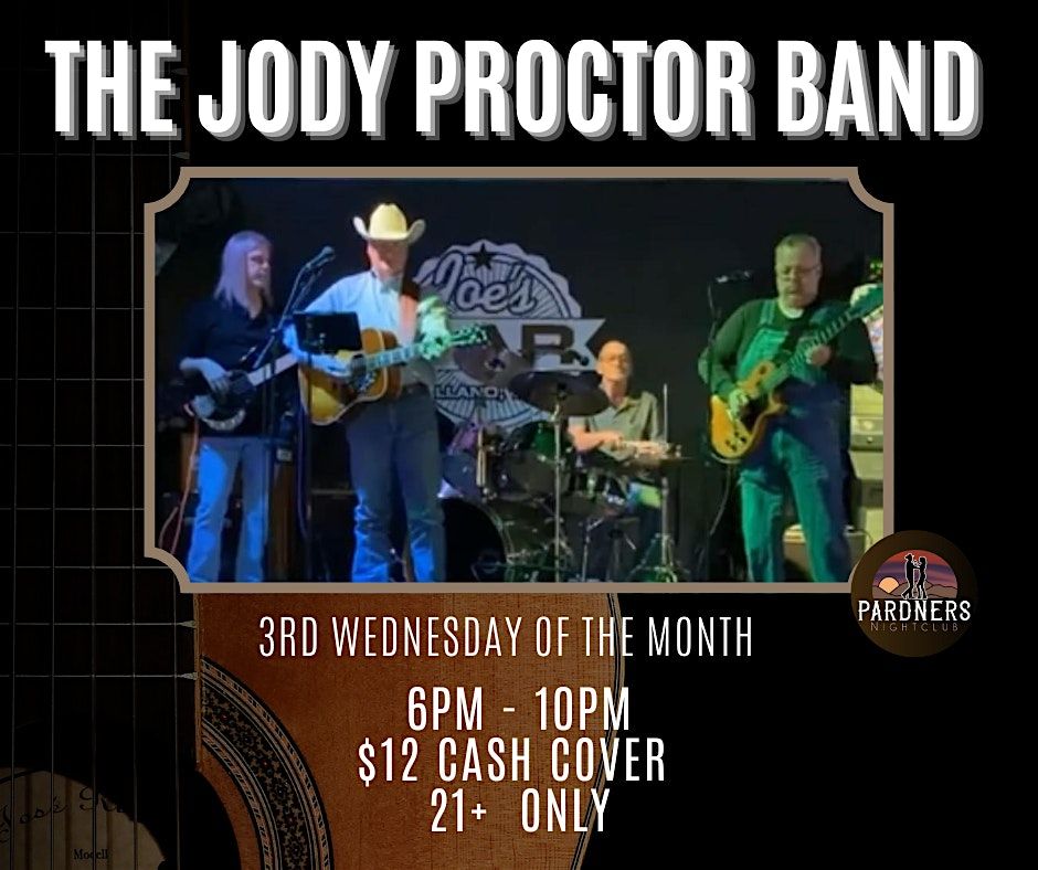 Jody Proctor Wednesday August 20, 2025, 20 August | Event in Buchanan Dam | AllEvents