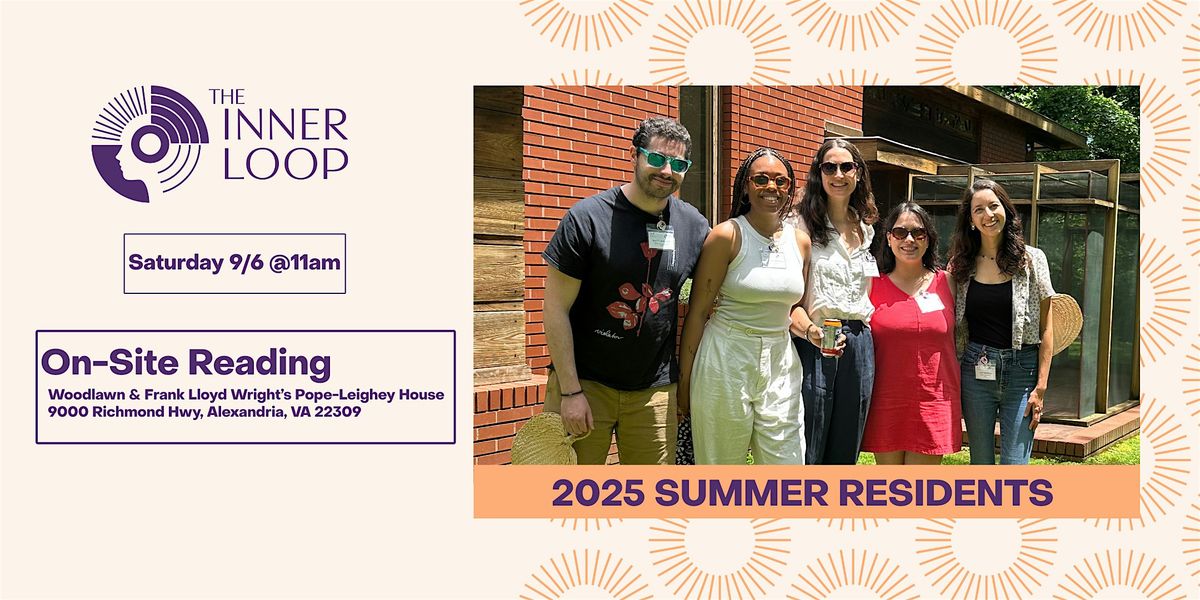 2025 Summer Residents On-Site Reading, 6 September | Event in Alexandria | AllEvents