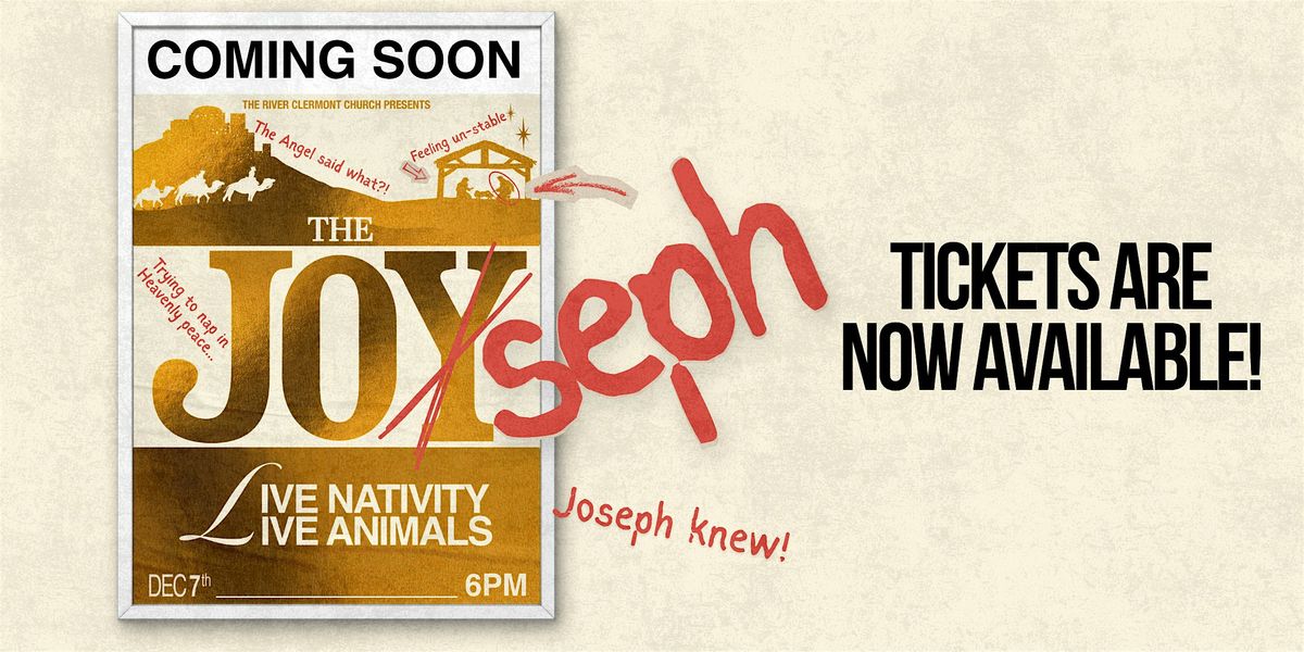 The Joy | Live Nativity | at the River Clermont Church, 7 December | Event in Clermont | AllEvents