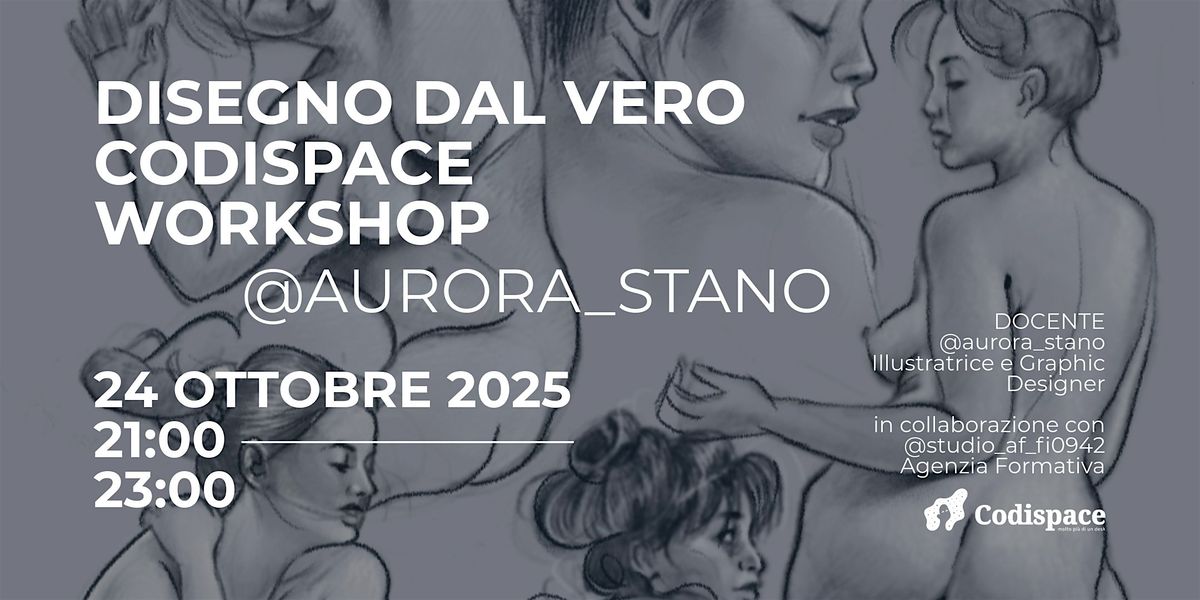 Disegno dal vero Codispace workshop @Aurora Stano, 24 October | Event in Firenze | AllEvents