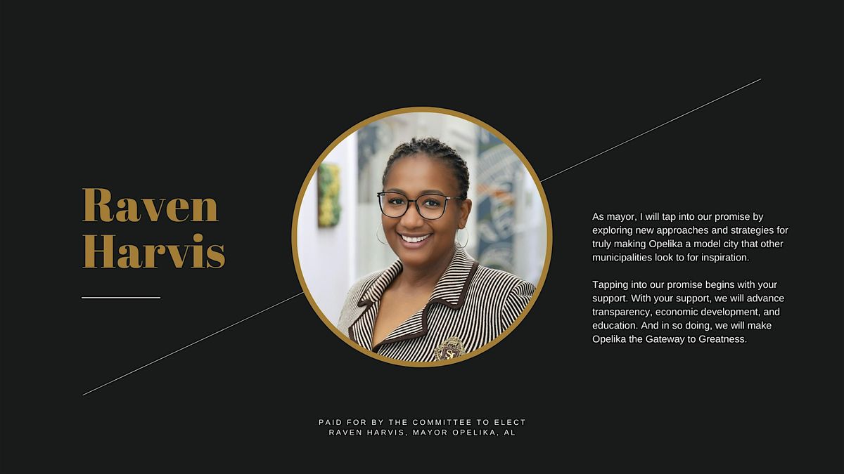 Chef's Cooking Up Support for Raven Harvis, candidate Mayor of Opelika, AL, 3 August | Event in Birmingham
