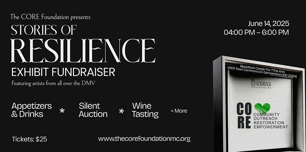 Stories of Resilience: Exhibit Fundraiser, 14 June | Event in Germantown | AllEvents