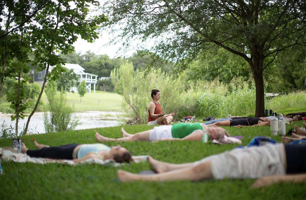 Yoga on the Lawn at Alexander’s – A gentle morning by the creek, 11 October | Event in Salado | AllEvents