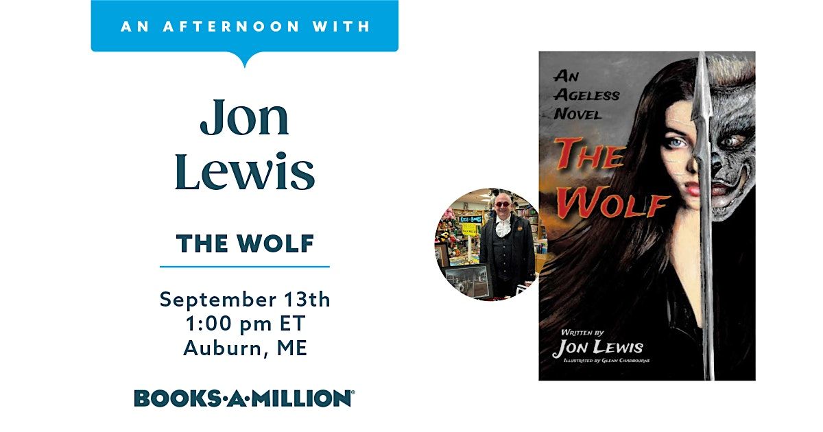 An Afternoon with Jon Lewis, 13 September | Event in Auburn | AllEvents