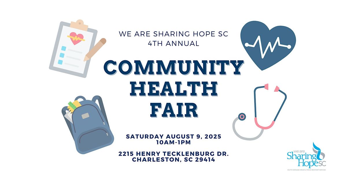 4th Annual Community Health Fair | Event in Charleston | AllEvents