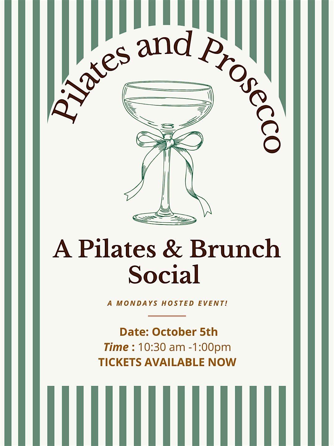 Pilates and Prosecco - Hosted by Mondays, 5 October | Event in Cambridge | AllEvents