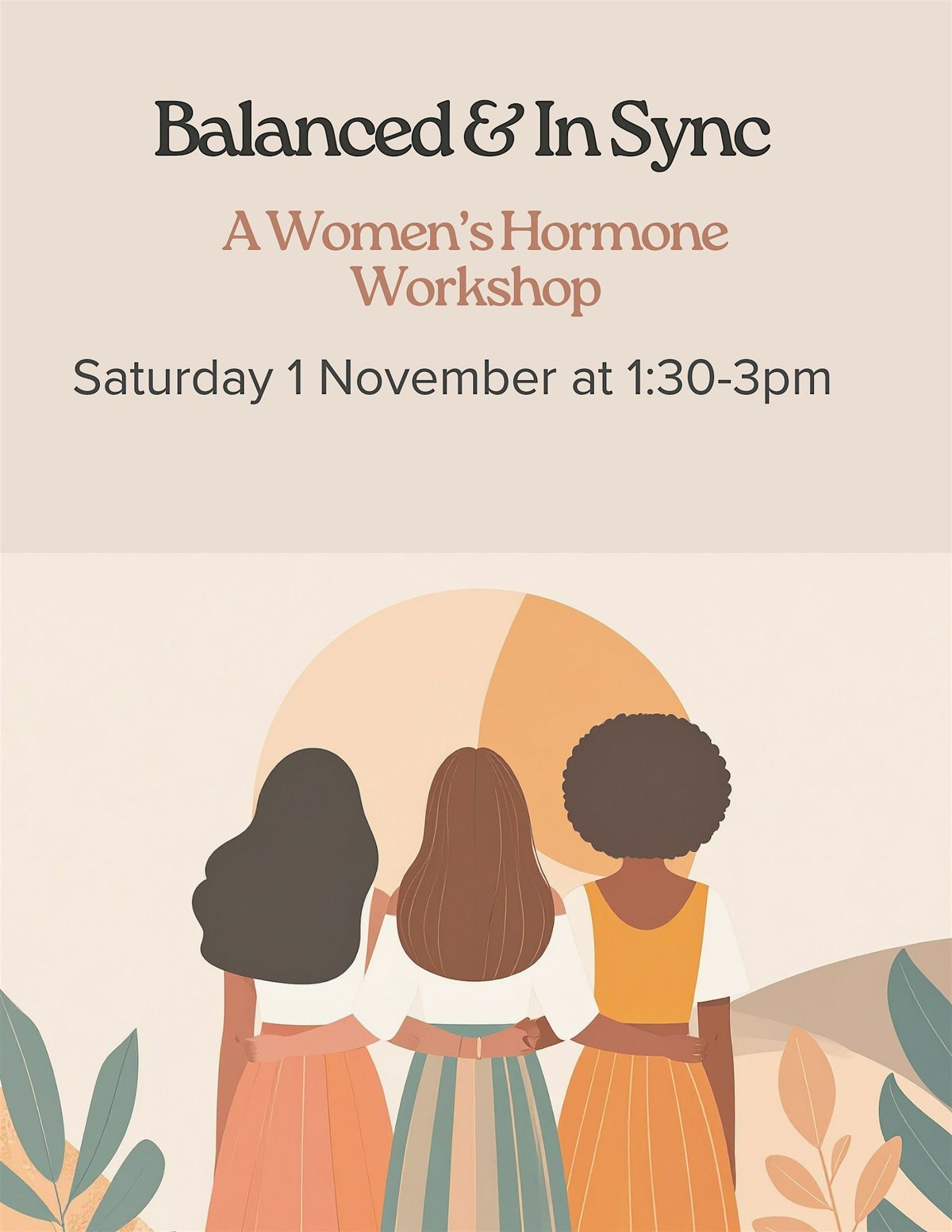 Balanced & In-Sync: A Women's Hormone Workshop, 1 November | Event in Montréal | AllEvents