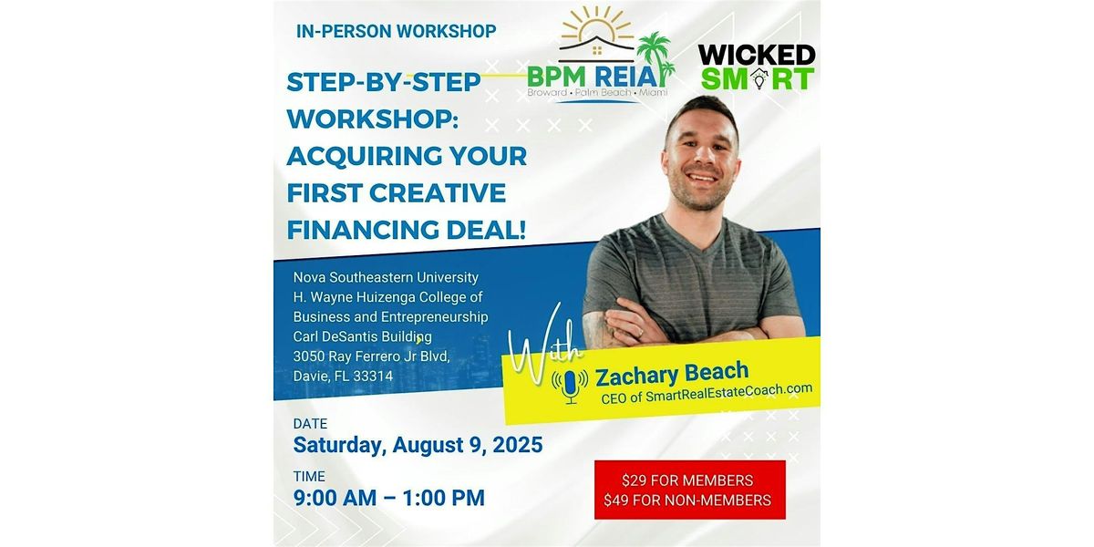 The Secrets to Creating 3 Paydays® per Deal Without Cash, Credit, or Banks, 6 August | Event in Davie | AllEvents