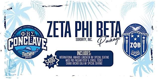 Conclave Tampa Ticket Package for Zeta Phi Beta Sorority, Inc., 19 July | Event in Tampa | AllEvents