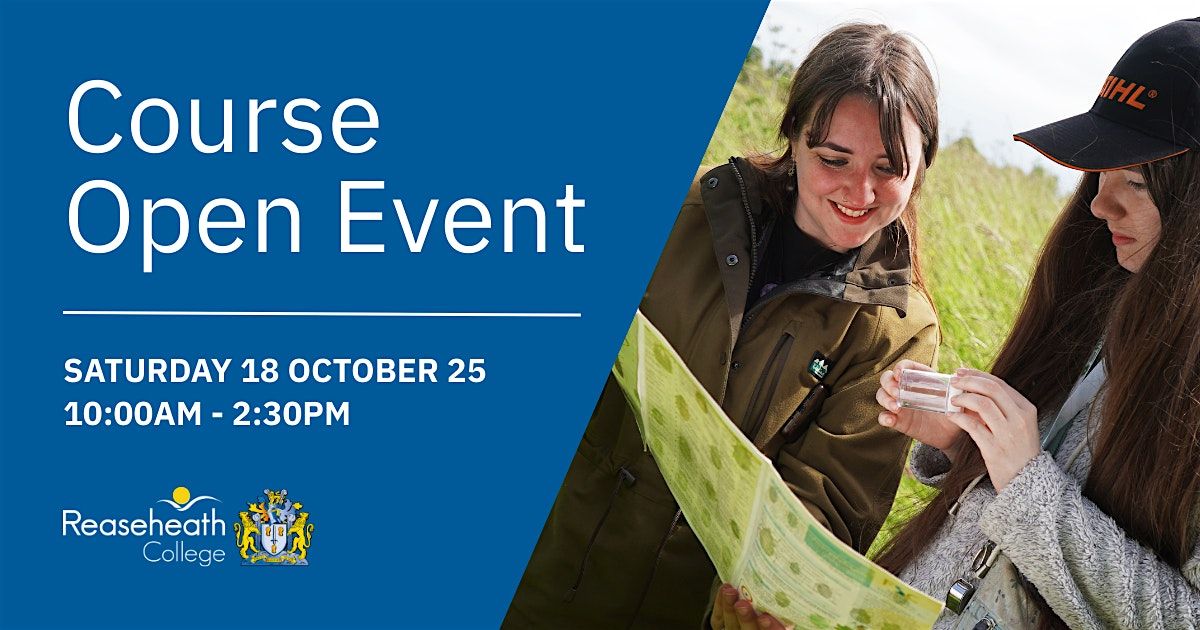 Course Open Event - October 2025, 18 October | Event in Nantwich | AllEvents