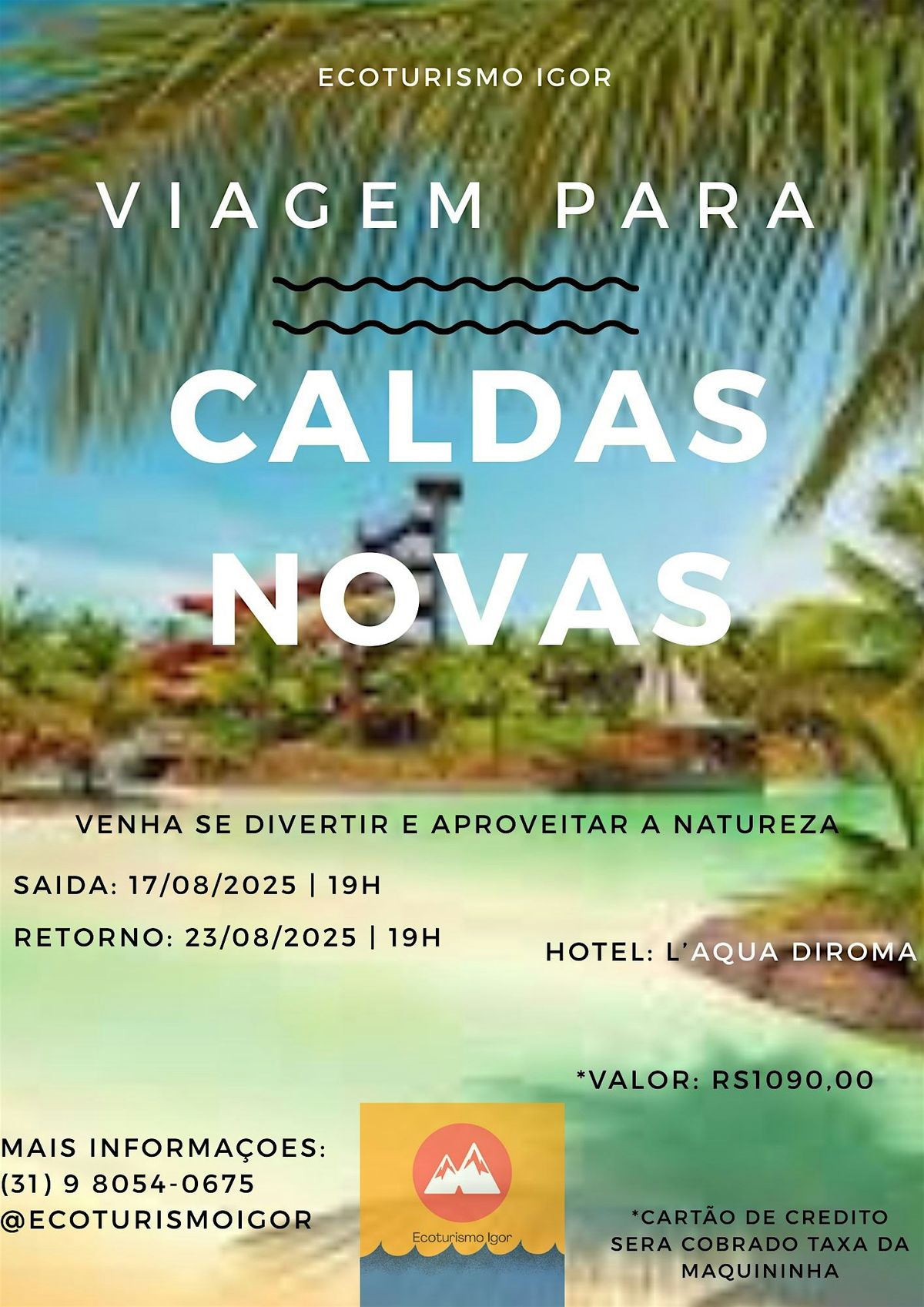 Viagem para Caldas Novas | Event in Solar de Caldas | AllEvents