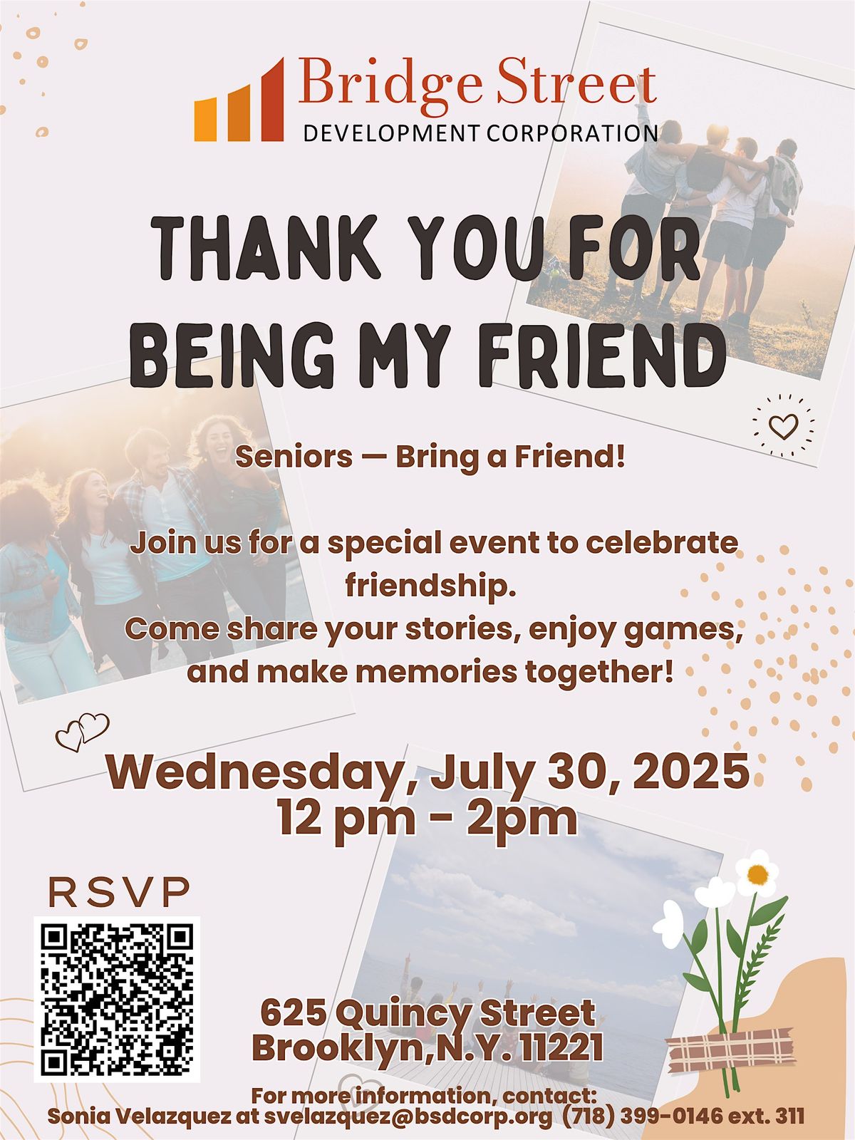 Thank You for being my Friend, 20 August | Event in Brooklyn | AllEvents