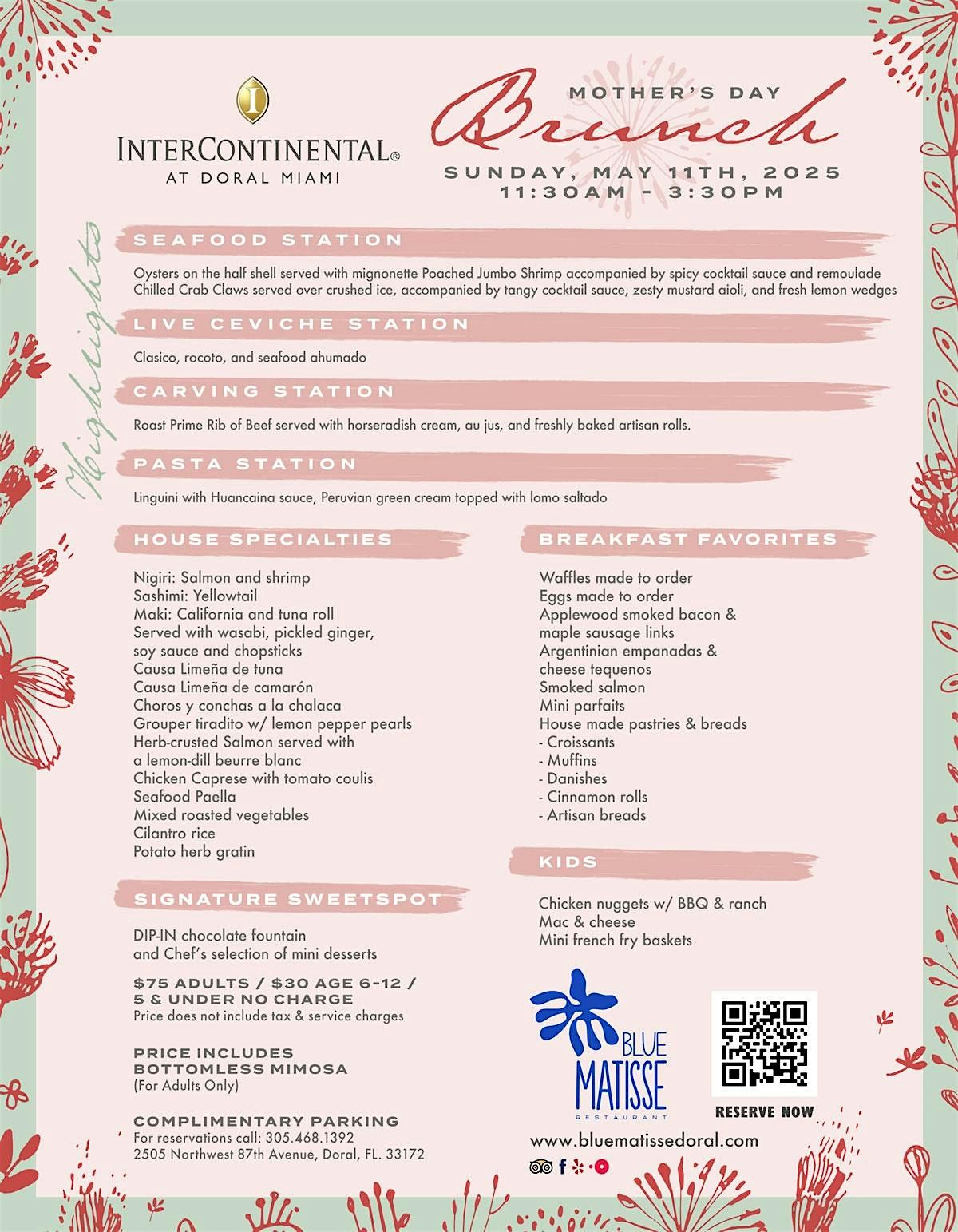 Signature Mother's Day Brunch, 11 May | Event in Doral | AllEvents