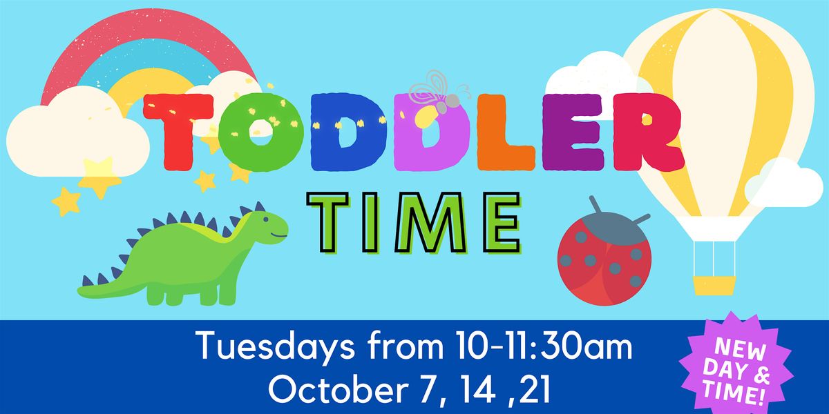 October Toddler Time, 7 October | Event in Georgetown | AllEvents