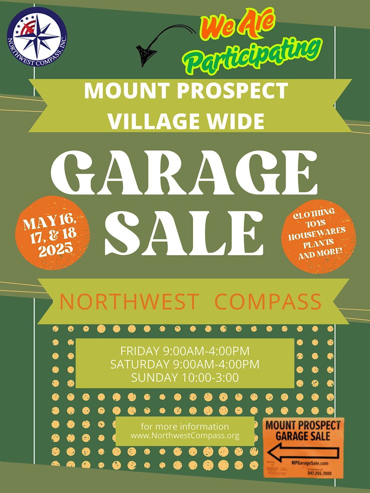 Community Garage Sale  at Northwest Compass Inc. - Mount Prospect | Event in Mount Prospect | AllEvents