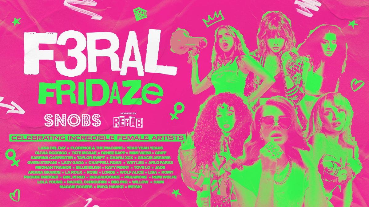 F3RAL FRIDAZE ♀  hosted by Rehab Friday @ Snobs Birmingham 🤟 05/09, 5 September | Event in Birmingham