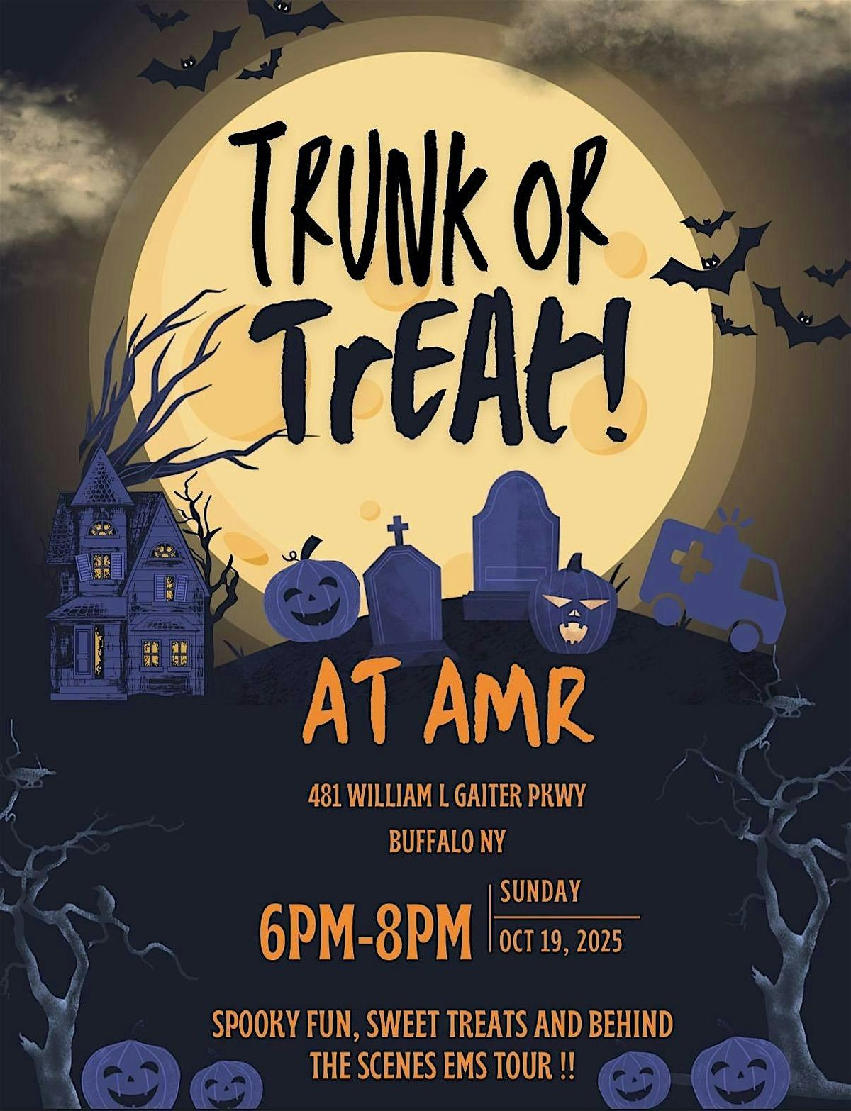 Trunk or Treat at AMR, 19 October | Event in Buffalo | AllEvents