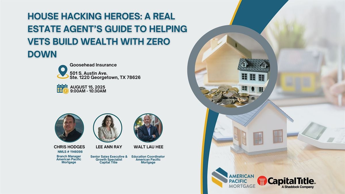House Hacking with Your VA Loan, 15 August | Event in Georgetown | AllEvents