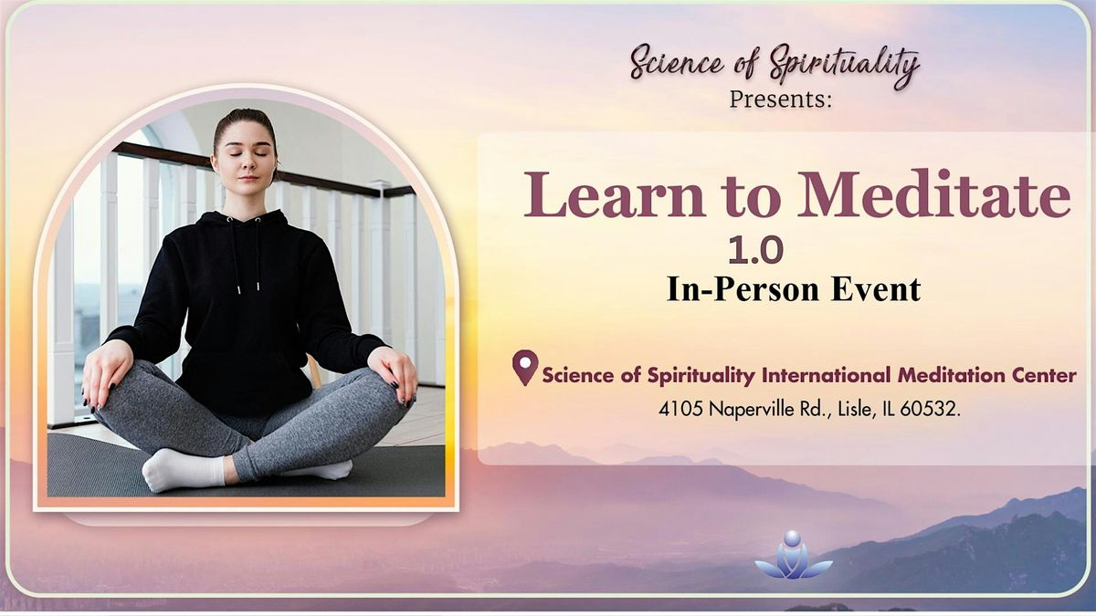 Learn to Meditate 1.0, 10 December | Event in Lisle | AllEvents